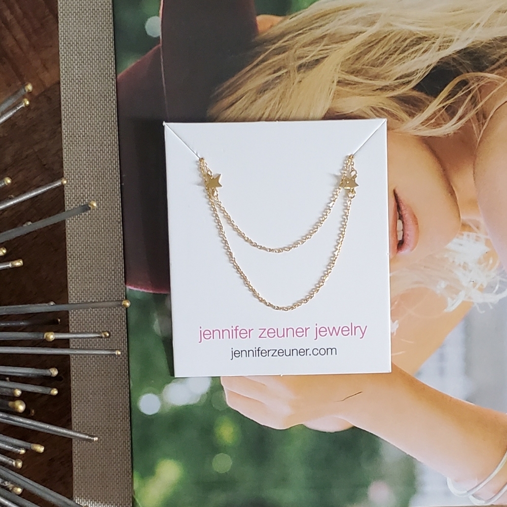 ⭐️ Jennifer Zeuner Star Double Necklace ⭐️ - Picture 6 of 12
